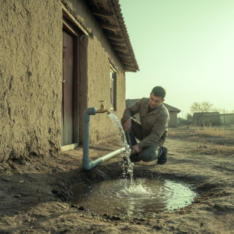 توصيل المياة